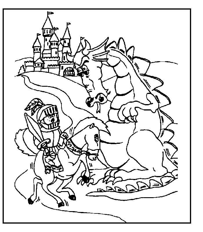 Coloring page: Knight (Characters) #86970 - Free Printable Coloring Pages