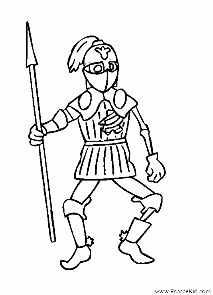 Coloring page: Knight (Characters) #86999 - Free Printable Coloring Pages