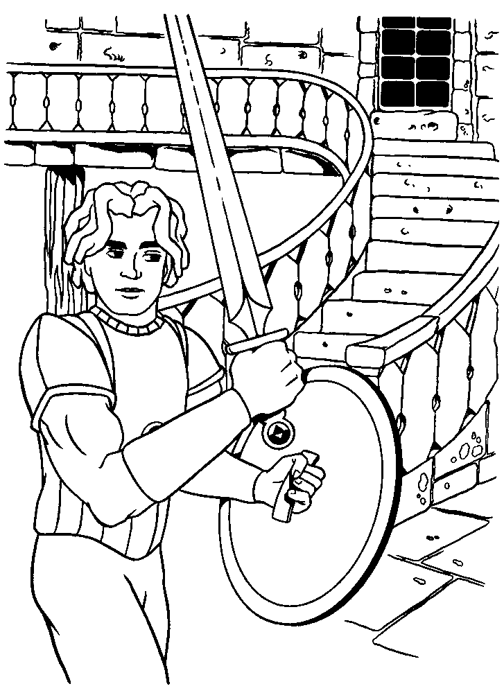 Coloring page: Knight (Characters) #87004 - Free Printable Coloring Pages
