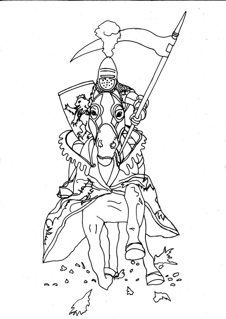 Knight #87021 (Characters) - Printable coloring pages