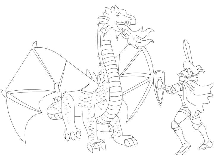 Coloring page: Knight (Characters) #87040 - Free Printable Coloring Pages