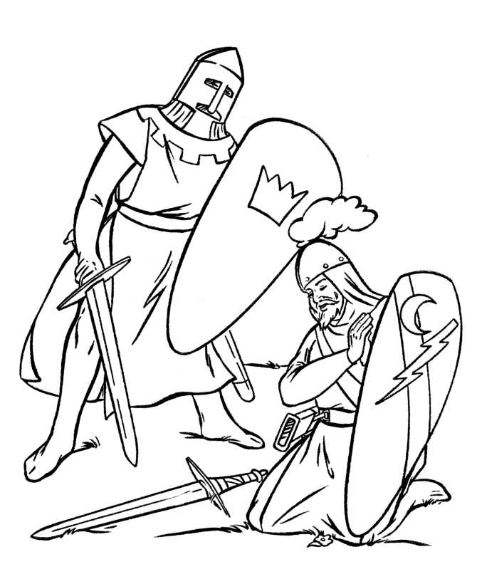 Coloring page: Knight (Characters) #87047 - Free Printable Coloring Pages