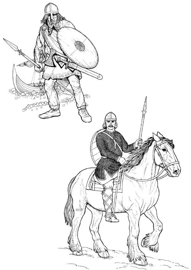 Coloring page: Knight (Characters) #87053 - Free Printable Coloring Pages
