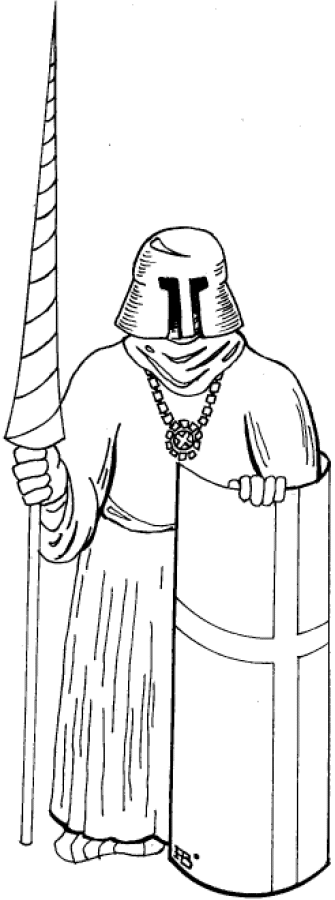 Coloring page: Knight (Characters) #87054 - Free Printable Coloring Pages