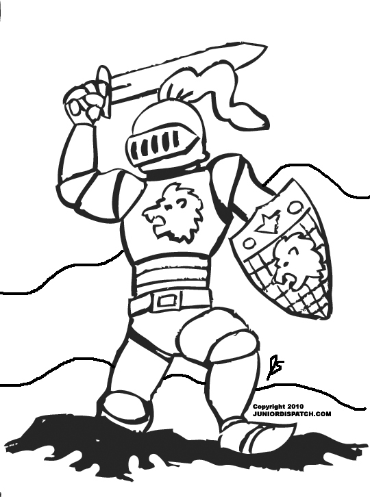 Coloring page: Knight (Characters) #87065 - Free Printable Coloring Pages