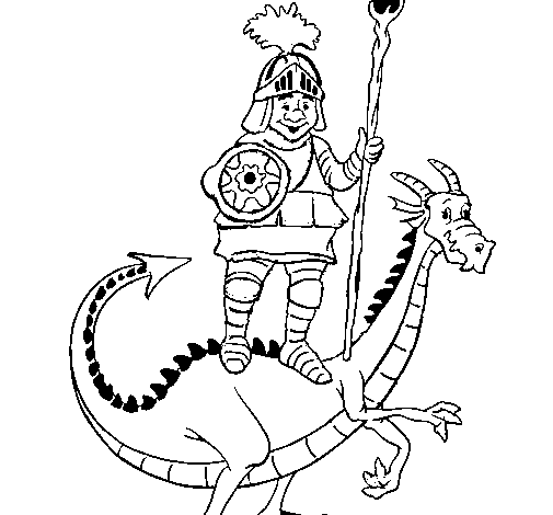 Coloring page: Knight (Characters) #87067 - Free Printable Coloring Pages