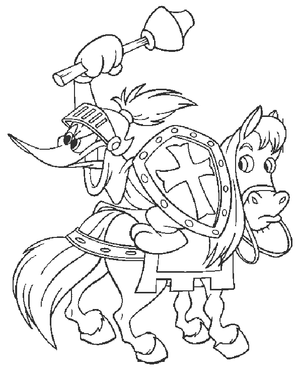 Coloring page: Knight (Characters) #87105 - Free Printable Coloring Pages