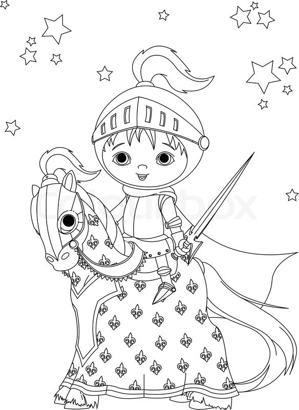 Coloring page: Knight (Characters) #87179 - Printable coloring pages