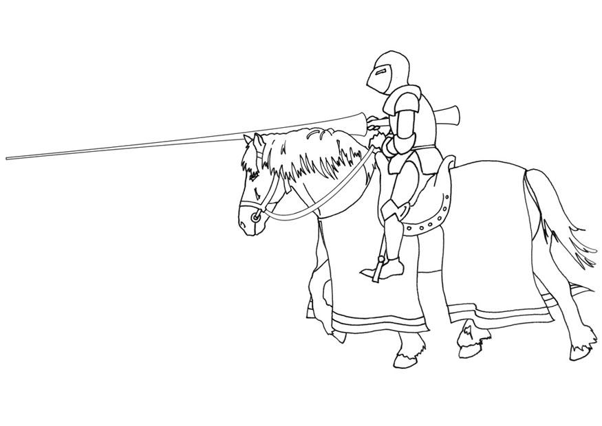 Coloring page: Knight (Characters) #87220 - Free Printable Coloring Pages