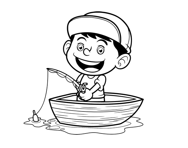 Coloring page: Little Boy (Characters) #97362 - Printable coloring pages