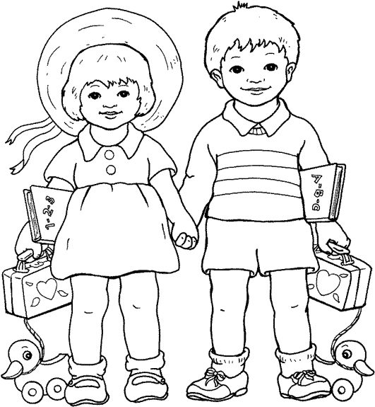 Coloring page: Little Boy (Characters) #97400 - Printable coloring pages
