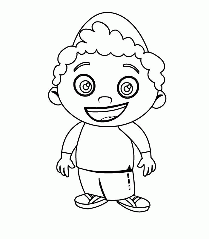 Coloring page: Little Boy (Characters) #97427 - Printable coloring pages