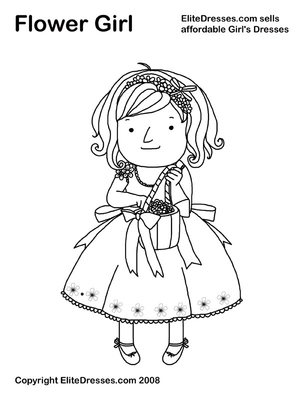 Coloring page: Little Girl (Characters) #96508 - Printable coloring pages