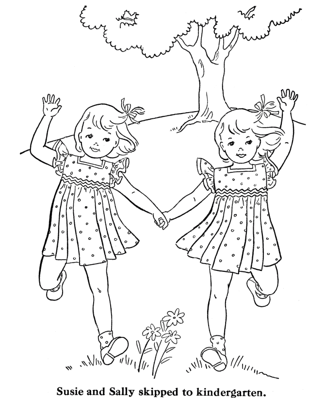Coloring page: Little Girl (Characters) #96516 - Printable coloring pages