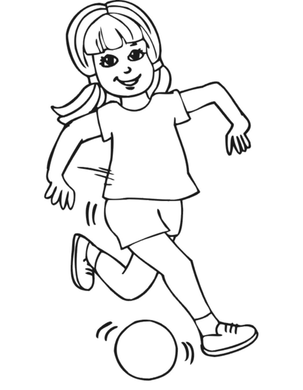 Little Girl #96522 (Characters) – Printable coloring pages