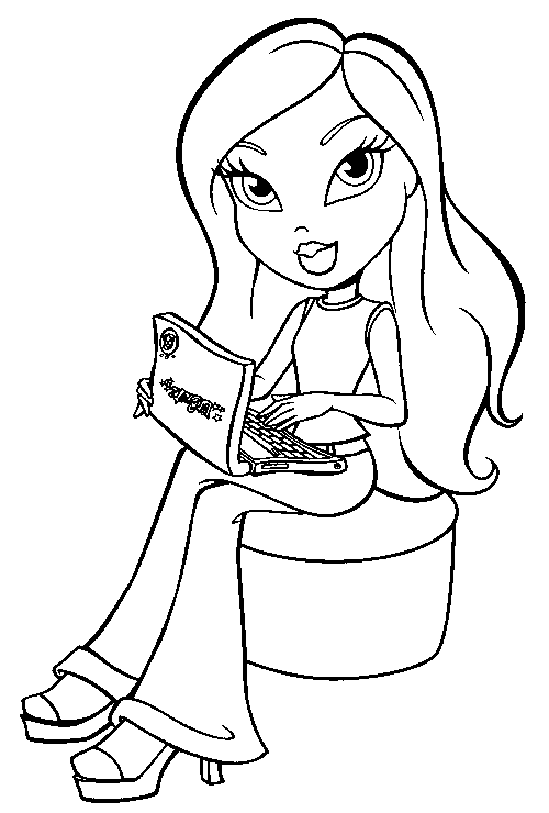 Coloring page: Little Girl (Characters) #96531 - Free Printable Coloring Pages