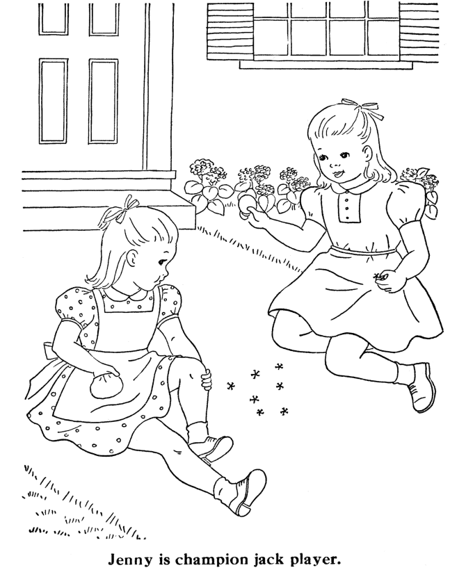 Coloring page: Little Girl (Characters) #96538 - Free Printable Coloring Pages