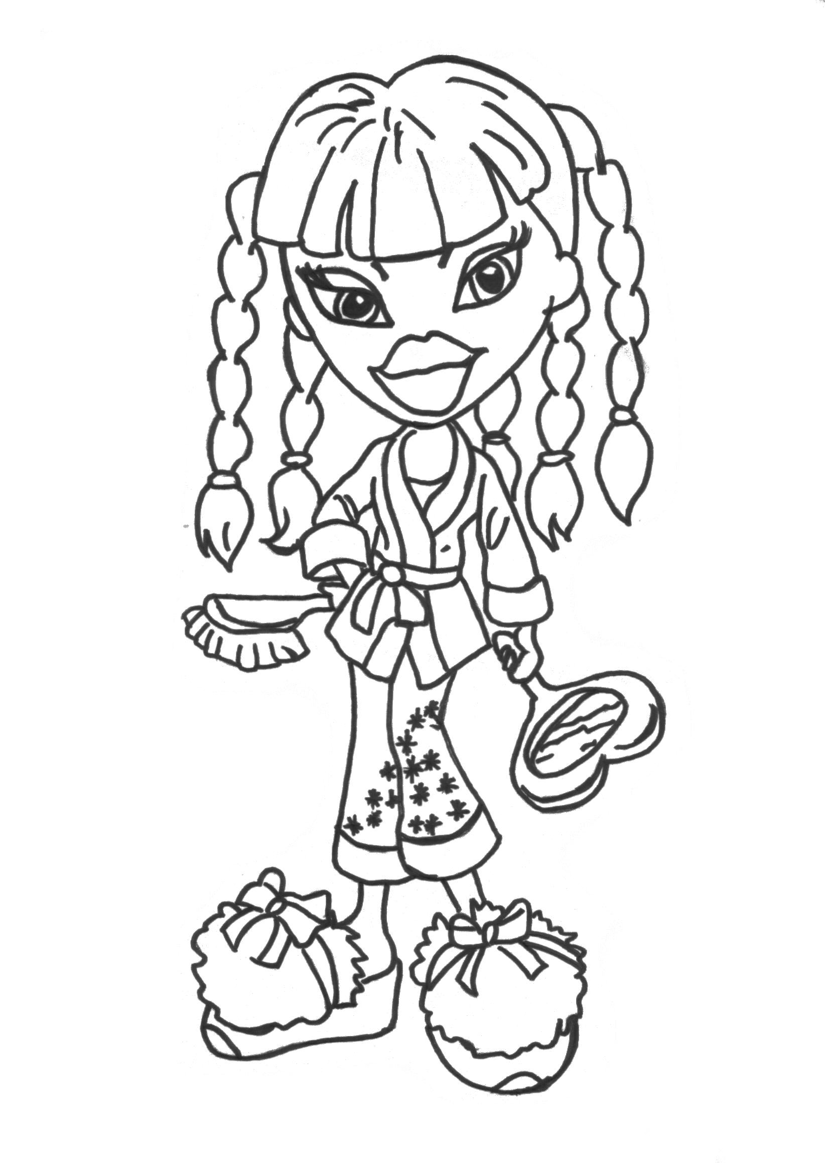 Coloring page: Little Girl (Characters) #96568 - Free Printable Coloring Pages