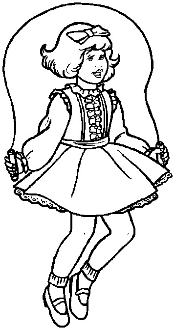 Coloring page: Little Girl (Characters) #96569 - Printable coloring pages