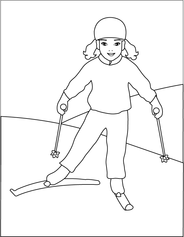 Coloring page: Little Girl (Characters) #96574 - Free Printable Coloring Pages