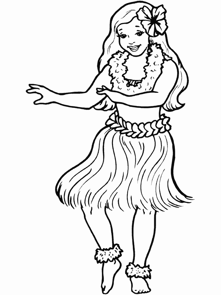 big girl coloring pages to print