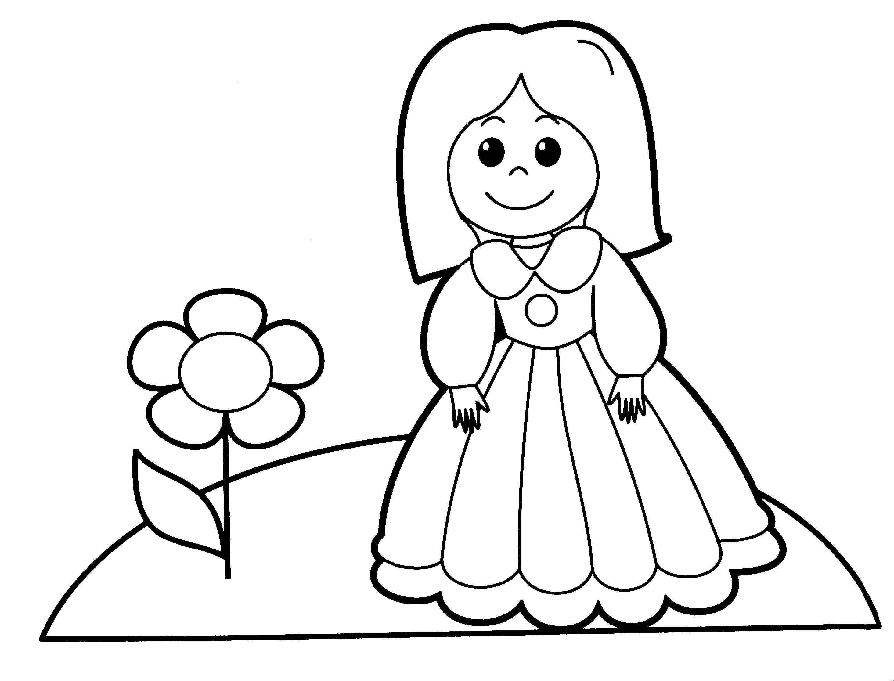 Little Girl #96777 (Characters) – Printable coloring pages