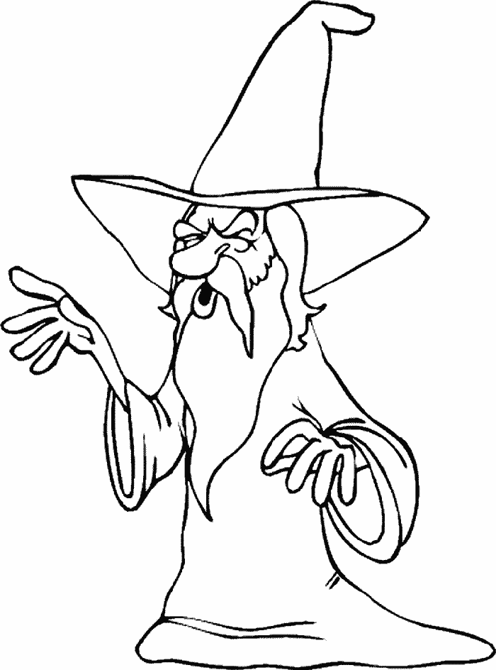 Coloring page: Magician (Characters) #100693 - Free Printable Coloring Pages