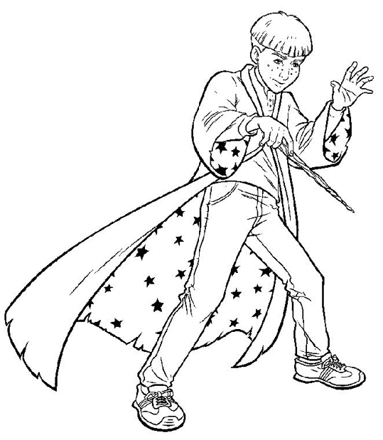 Coloring page: Magician (Characters) #100704 - Free Printable Coloring Pages