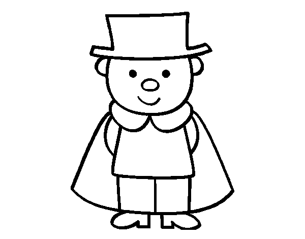 Coloring page: Magician (Characters) #100706 - Free Printable Coloring Pages