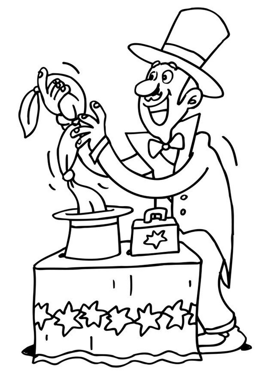 Coloring page: Magician (Characters) #100712 - Free Printable Coloring Pages