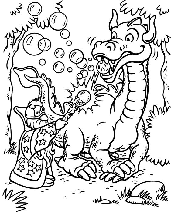 Coloring page: Magician (Characters) #100822 - Free Printable Coloring Pages