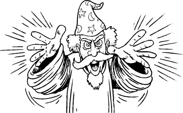 Coloring page: Magician (Characters) #100830 - Free Printable Coloring Pages