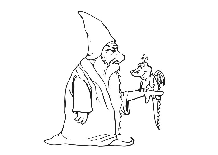 Coloring page: Magician (Characters) #100904 - Free Printable Coloring Pages