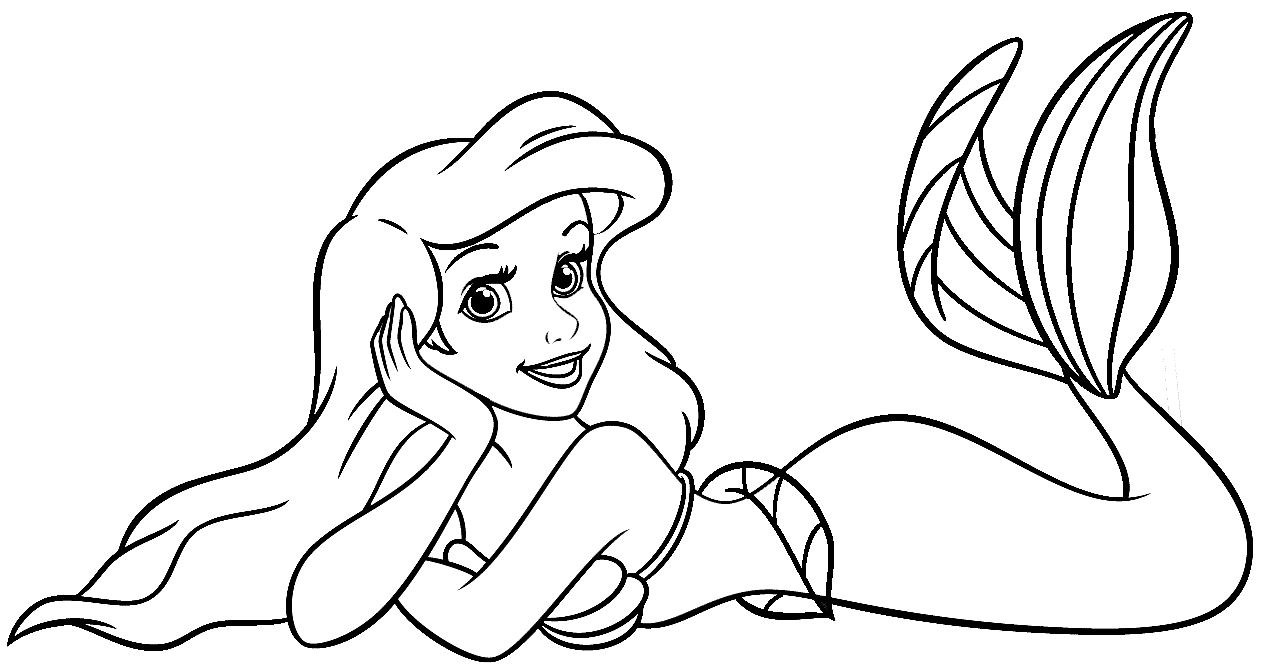 Coloring page: Mermaid (Characters) #147166 - Free Printable Coloring Pages