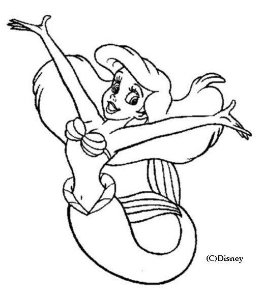 Coloring page: Mermaid (Characters) #147180 - Free Printable Coloring Pages