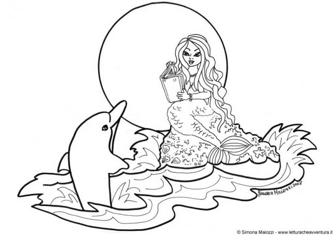 Coloring page: Mermaid (Characters) #147185 - Free Printable Coloring Pages