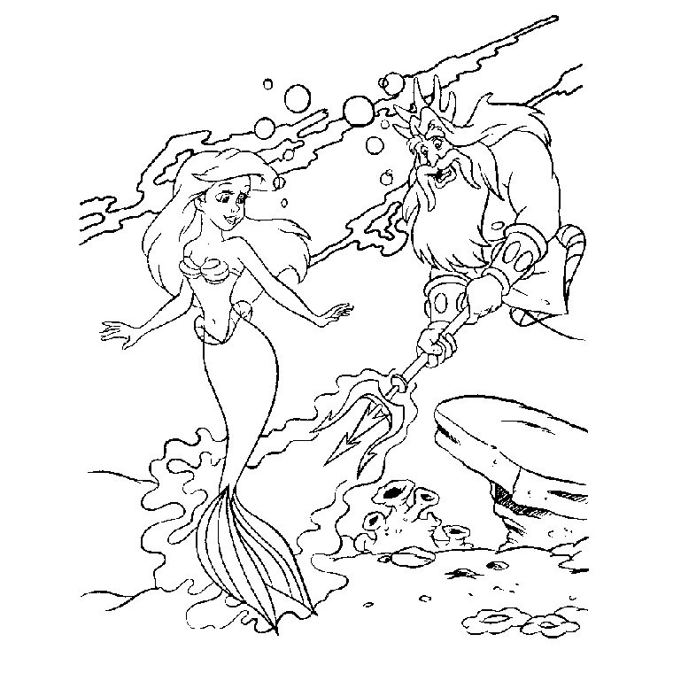 Coloring page: Mermaid (Characters) #147194 - Free Printable Coloring Pages