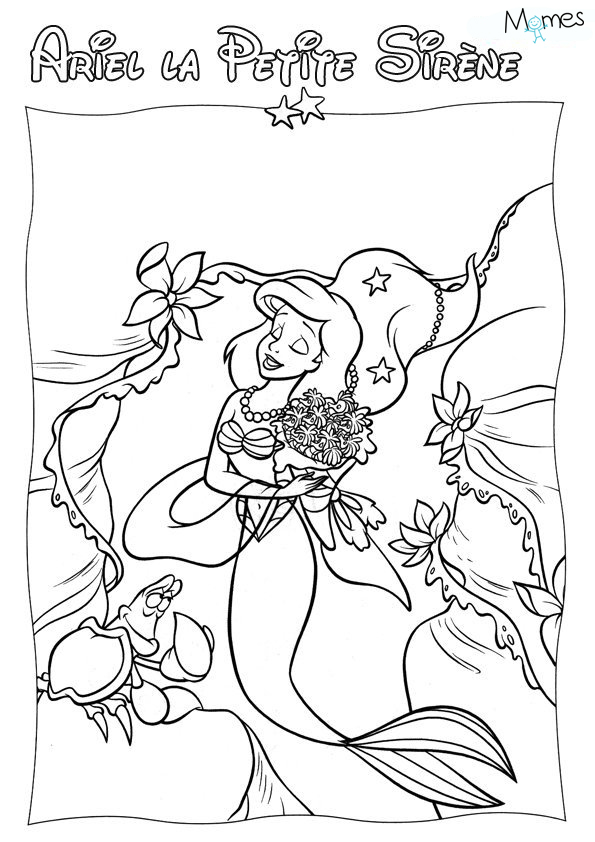 Coloring page: Mermaid (Characters) #147301 - Free Printable Coloring Pages