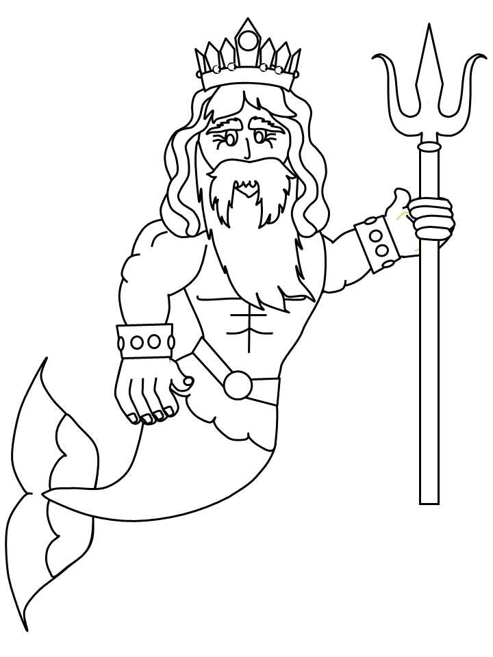 Coloring page: Mermaid (Characters) #147307 - Free Printable Coloring Pages