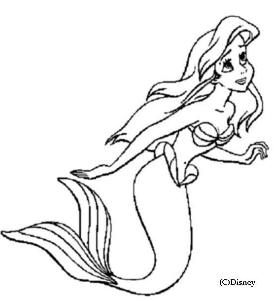 Coloring page: Mermaid (Characters) #147317 - Free Printable Coloring Pages