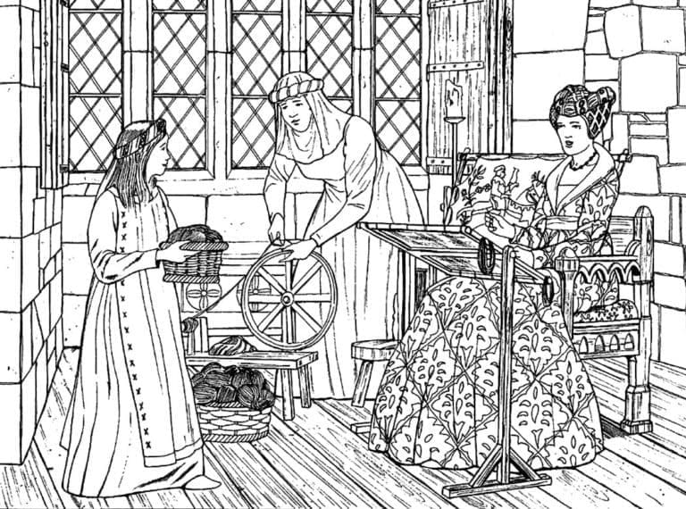 Free printable Middle Ages coloring page #201413 from Characters collection