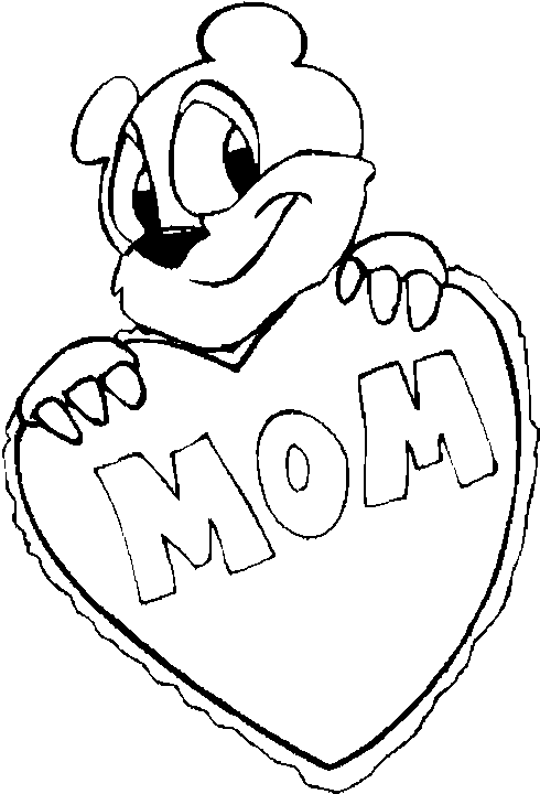 Coloring page: Mom (Characters) #101140 - Free Printable Coloring Pages