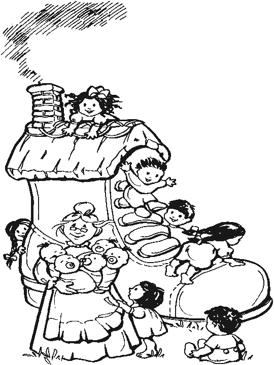 Coloring page: Mom (Characters) #101169 - Free Printable Coloring Pages