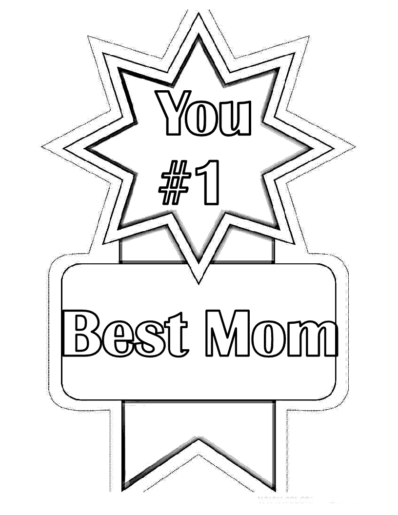 Coloring page: Mom (Characters) #101170 - Free Printable Coloring Pages