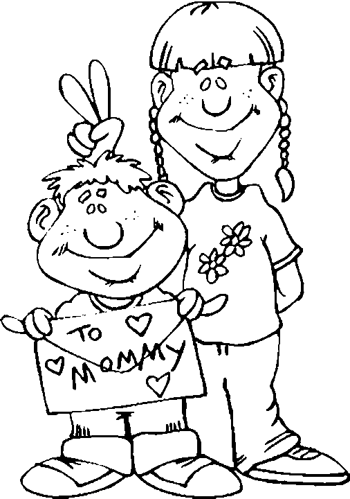 Coloring page: Mom (Characters) #101198 - Free Printable Coloring Pages
