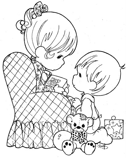 Coloring page: Mom (Characters) #101203 - Free Printable Coloring Pages