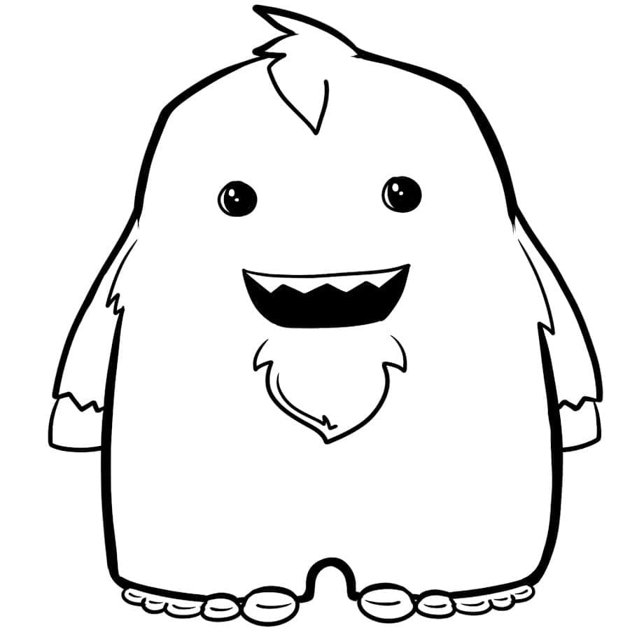 Free printable Monster coloring page #183713 from Characters collection Free printable Monster coloring page #183713 from Characters collection