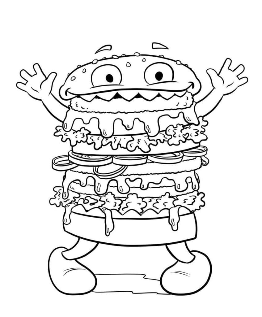 Free printable Monster coloring page #183716 from Characters collection