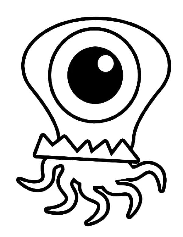 Free printable Monster coloring page #183720 from Characters collection