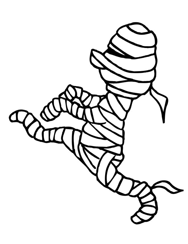 Coloring page: Mummy (Characters) #147668 - Free Printable Coloring Pages